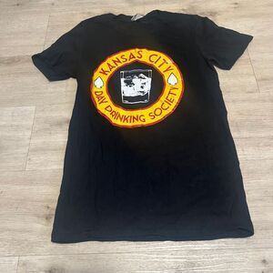 Kansas‎ City Day Drinking Society Mens Sz S Shirt Black Punk Oi! Skinhead